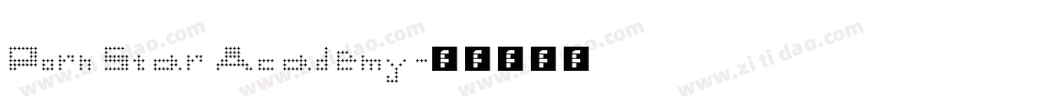 Porn Star Academy字体转换